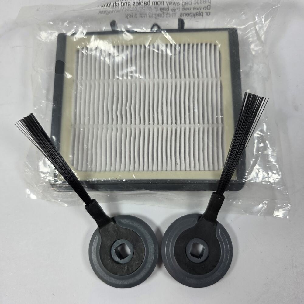 Filter & 2 Side Brushes for Shark ION Robot S87 R85 RV850 RV700_N RV750_N Vacuum